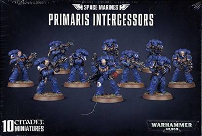 Games Workshop Warhammer 40000 Space Marines Primaris Intercessors By Gamesworkshop