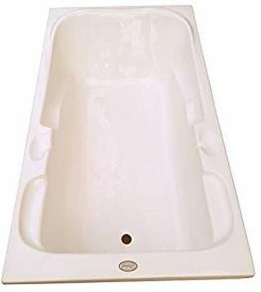 MADONNA Euro Acrylic 5.5 feet Rectangular Bath Tub for Adults - Ivory ...