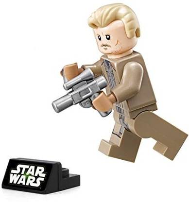 LEGO Solo A Star Wars Story Minifigure Tobias Beckett With Blasters And Display Stand 75215