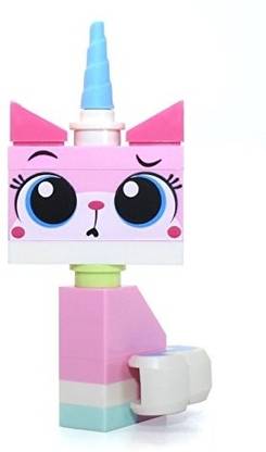 LEGO The Movie Sitting Unikitty Minifigure With 2 Facial Expressions CuriousTeary From Set 70818