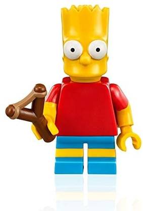 LEGO The Simpsons Minifigure Bart Simpson With Slingshot 71016
