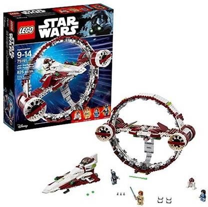 LEGO 6175769 Star Wars Jedi Starfighter With Hyperdrive 75191 Building Kit 825 Piece Multicolor Amazon Exclusive