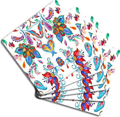 Clickplick Square Wood Coaster Set