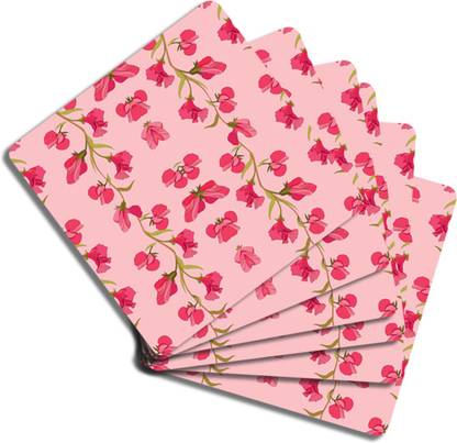 Sitannya Square Wood Coaster Set