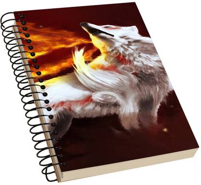Diagon Alleys Designer Classic A5 Notebook Single Rule 100 Pages
