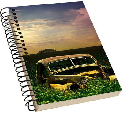 Diagon Alleys Designer Classic A5 Notebook Single Rule 100 Pages