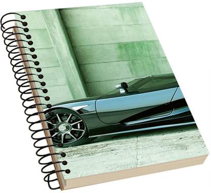 Diagon Alleys Designer Classic A5 Notebook Single Rule 100 Pages