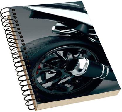 Diagon Alleys Designer Classic A5 Notebook Single Rule 100 Pages