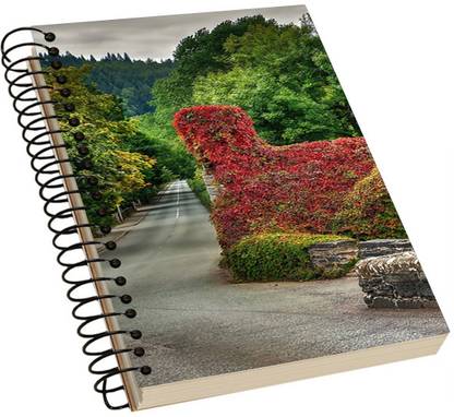 Diagon Alleys Designer Classic A5 Notebook Single Rule 100 Pages