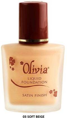 Olivia LIQUID FOUNDATION 03 SOFT BEIGE Foundation