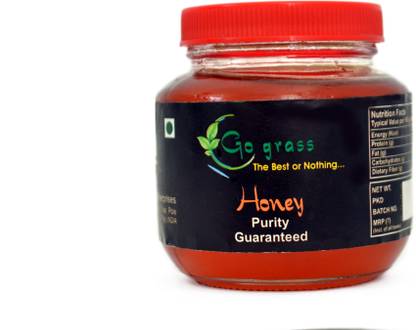 GO GRASS Honey 100% Natural & Pure Honey (500 gm) (500 ML)