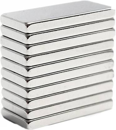 PERFECT MAGNETS Rectangle Magnet (10 Pieces) Multipurpose Office Magnets Pack of 10