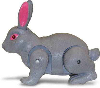 ExaltedCollection  Rabbit Battery Operated Toy Running And Sound - IMITATE THE TRUE RABBIT (Grey)