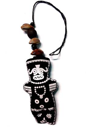 DEVAMA THE DIVINE NAZAAR SURAKSHA KAVACH (NAZAR BATTU) Decorative Showpiece  -  8 cm