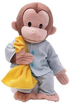 GUND Curious George Pajamas Monkey Stuffed Animal Plush 16  - 15.24 cm