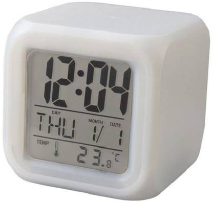 Luxula Digital White Clock