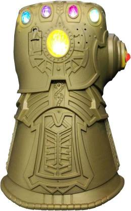 TOYZGANG Avengers End game Thanos Gauntlet with glowing Gem