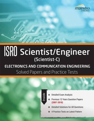 Wiley's Isro Scientist / Engineer (Scientist - C) Electronics and Communication Engineering Solved Papers and Practice Tests