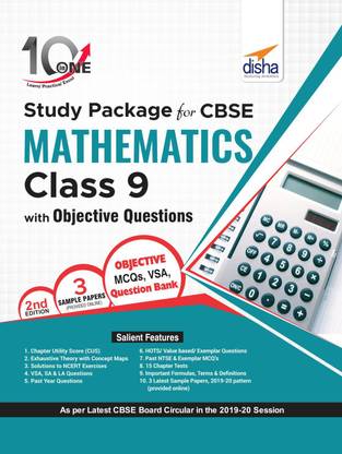 10 in One Study Package for CBSE Mathematics Class 9 with Objective Questions 2nd Edition