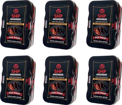 SNP Pocket Shoe Shiner (7 ml, Neutral, Pack of 6) Shiner