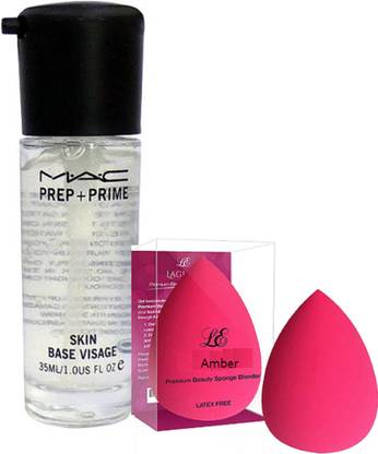 Amber Sponge Puff, Mac Prep + Prime Skin Base Visage Primer