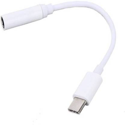 MOBILE EXPERT k Converter Cable Headphone USB Adapter (White) 0.1 m USB Type C Cable