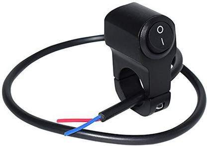 TRP Traders 7/8" Motorcycle Handlebar Mount ON-OFF Switch DC 12V For Motorbike Fog Lamp Head Light Electrical System 3 A One Way Electrical Switch