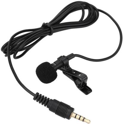 Aayatouch 3.5mm Clip Microphone For Youtube | Collar Mike for Voice Recording Camera Microphone