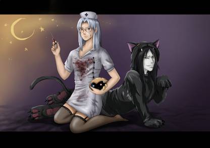 Athah Anime Naruto Orochimaru Kabuto Yakushi 13*19 inches Wall Poster Matte Finish Paper Print