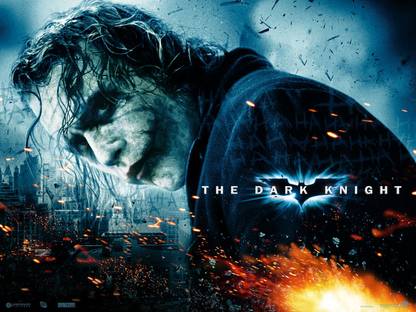 Movie The Dark Knight Batman Movies Joker Dark Knight HD Wallpaper Background Paper Print