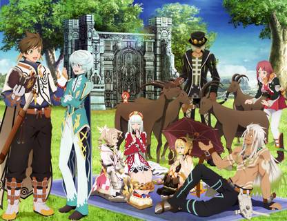 Athah Anime Tales of Zestiria the X Tales Of Tales of Zestiria Alisha Dipa Sorey Mikleo Dezel Rose Edna Zaveid Lailah Normin 13*19 inches Wall Poster Matte Finish Paper Print