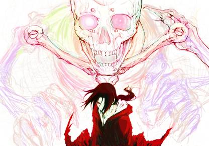 Athah Anime Naruto Itachi Uchiha Susanoo 13*19 inches Wall Poster Matte Finish Paper Print