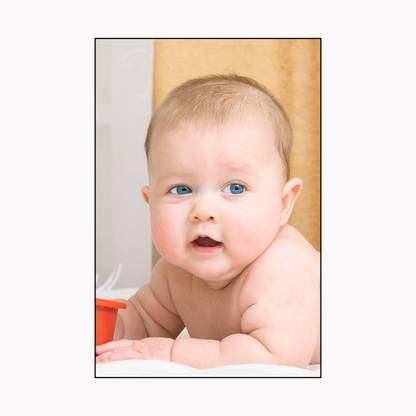 Poster N Frame Textured Cute Baby Poster for Pregnant Women Paper Print