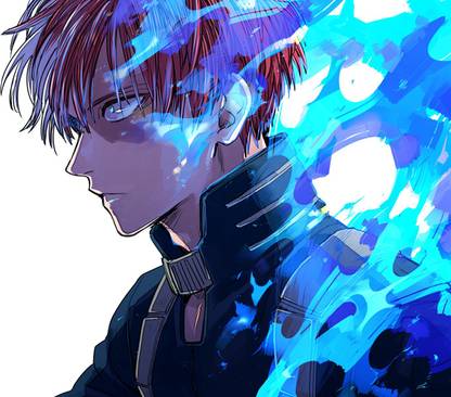 Athah Anime My Hero Academia Shouto Todoroki 13*19 inches Wall Poster Matte Finish Paper Print