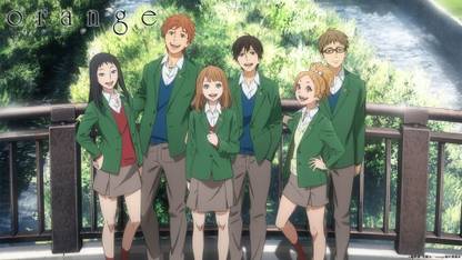 Athah Anime Orange Naho Takamiya Kakeru Naruse Takako Chino Saku Hagita Azusa Murasaka Hiroto Suwa 13*19 inches Wall Poster Matte Finish Paper Print