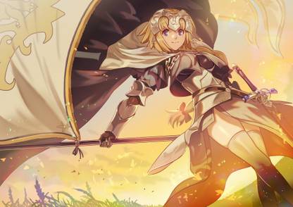 Athah Anime Fate/Apocrypha Fate Series Ruler Fate/Grand Order Jeanne d'Arc 13*19 inches Wall Poster Matte Finish Paper Print