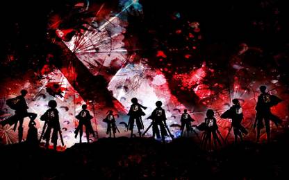 Athah Anime Attack On Titan Attack on Titan Shingeki No Kyojin Eren Yeager Jean Kirstein Mikasa Ackerman Sasha Blouse Ymir Armin Arlert 13*19 inches Wall Poster Matte Finish Paper Print