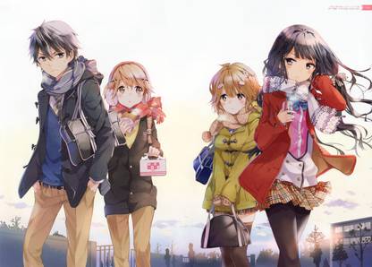 Athah Anime Masamune-kun's Revenge Aki Adagaki Yoshino Koiwai Masamune Makabe Kojuurou Shuri Masamune-kun no Revenge 13*19 inches Wall Poster Matte Finish Paper Print
