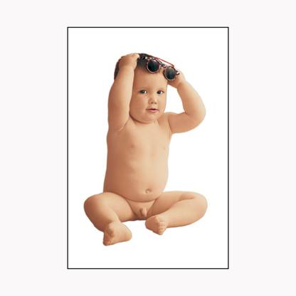 Poster N Frame Textured Cute Baby Poster for Pregnant Women Paper Print