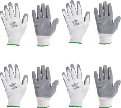 AdroitZ SUPERIOR QUALITY ANTI CUT SAFETY HAND GLOVE-13 Nylon, Synthetic, Latex  Safety Gloves