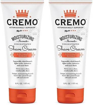 Cremo Coconut Mango Moisturizing Shave Cream