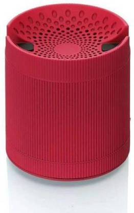 Meraki Wonder XQ3Speaker with FM radio,Memory card slot,Aux,USB Port/Deep Bass-RED 3 W Bluetooth Speaker