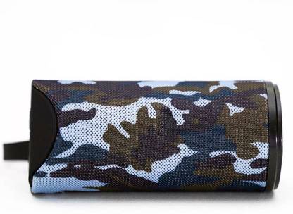 Allmusic PORTABLE RECHARGEABLE STEREO AUDIO 3D LIKE ARMY PRINT WW5D 8 W Bluetooth Speaker