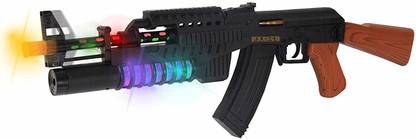 PURPLE MOON gun Toy with LED Light and Realistic Sound for Kids Guns & Darts