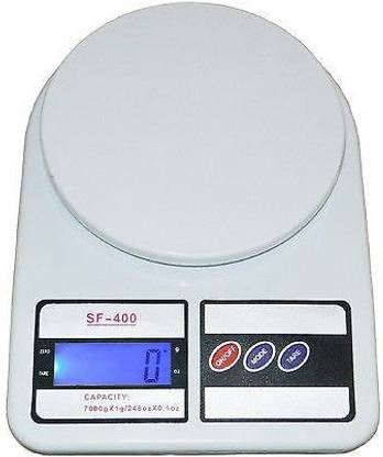 RTB Electronic Digital Kitchen 10 kg Weighing Scale (White) Weighing Scale