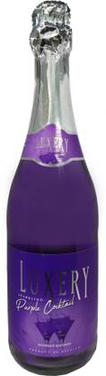 Luxery Sparkling Purple Cocktail Without Alcohol 750 ml Glass Bottle