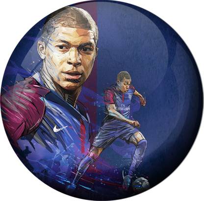 AVI France football player Kylian Mbappé 58mm Fridge Magnet Pack of 1