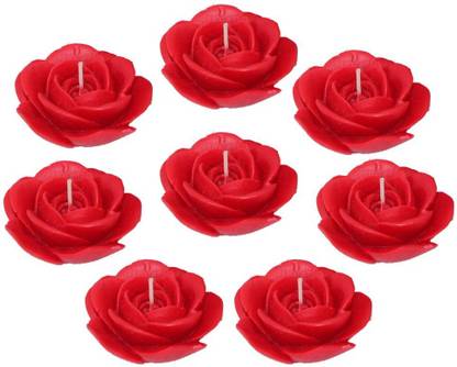 Shraddha Creation Floating Rose Candle
