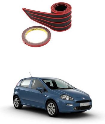 Pr Blue Star Auto store iversal Car Rubber Rear Guard Bumper Protector Trim Cover Car Sticker Protector Kit 0085 Car Spoiler