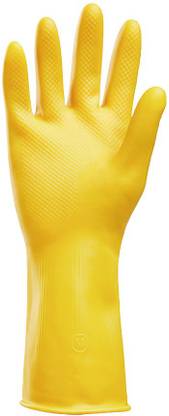 JAMBOREE House Cleaning Water-proof Rubber Washing Gloves Wet and Dry Glove